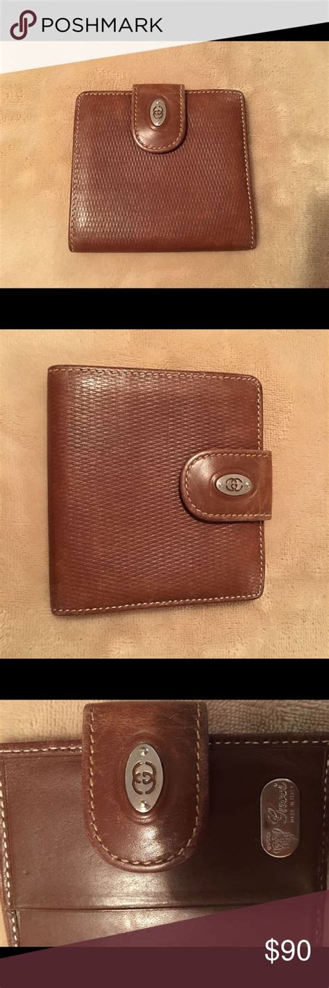 vintage mens gucci wallet|authentic vintage Gucci wallet.